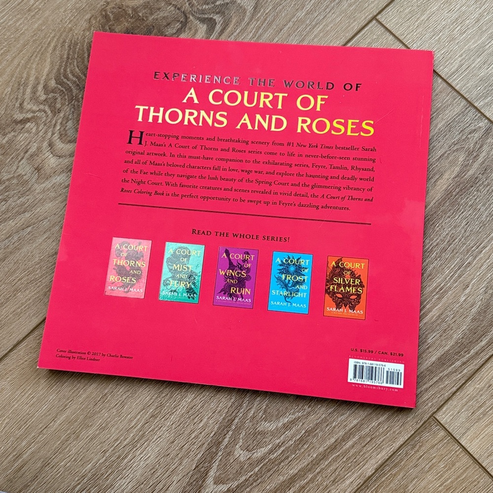 A Court of Thorns and Roses Coloring Book - Picture 3 of 3